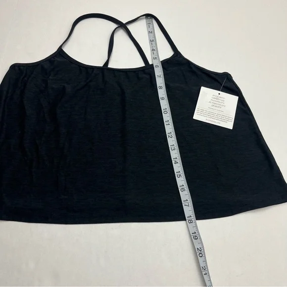 Beyond Yoga Featherweight Drift Away Sleep Tank Spacedye Black Grey Large NEW - Picture 9 of 10